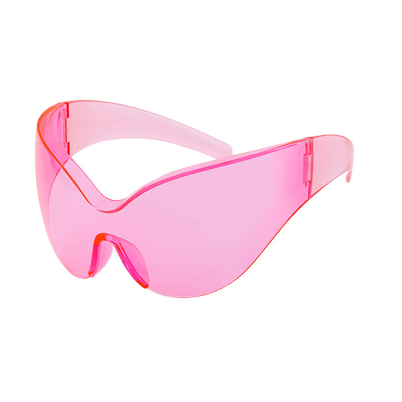 Wholesale Outdoor Cycling Windproof One-piece Large Frame Sunglasses